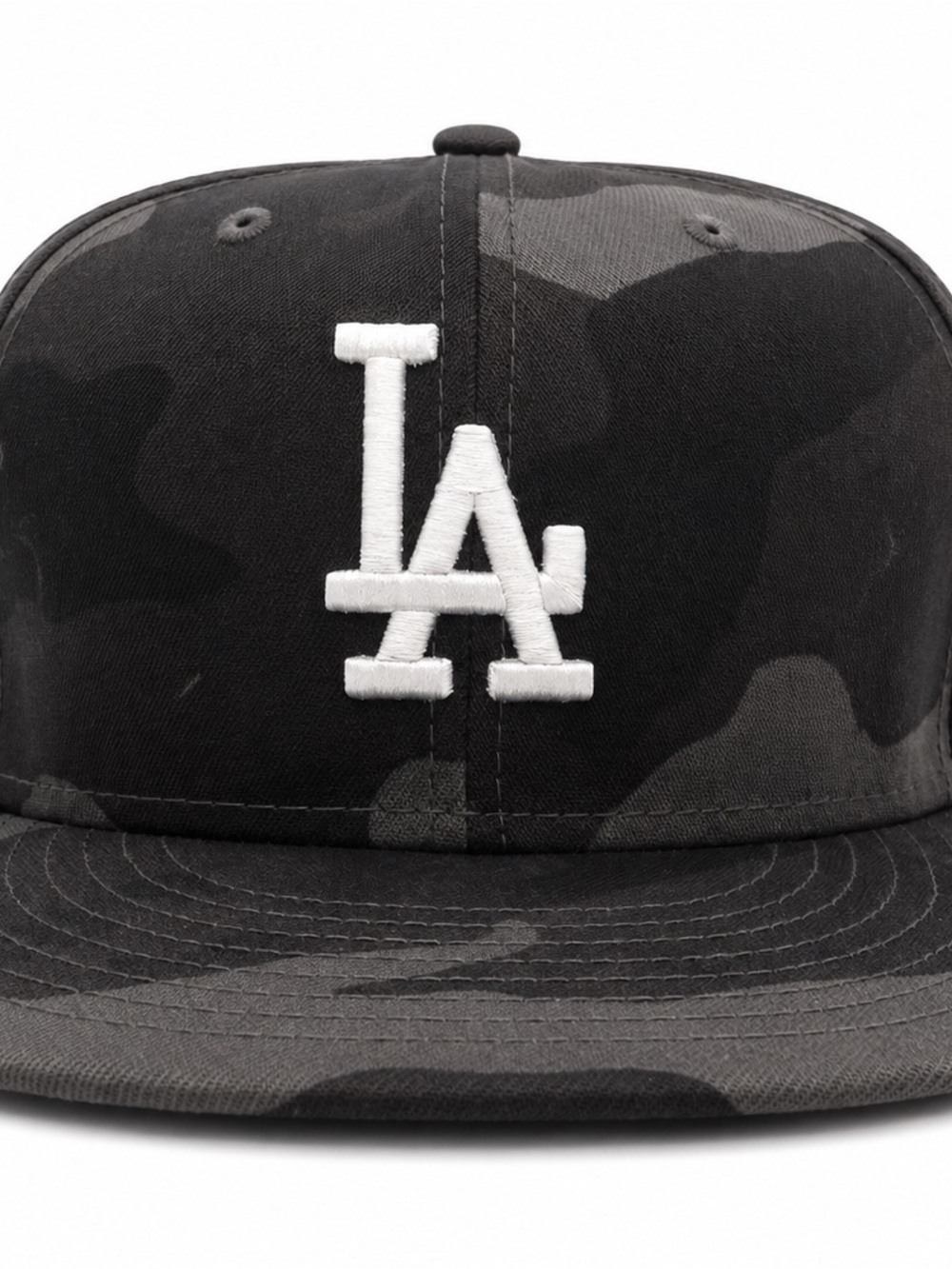New Era LA Dodgers Black Camouflage 59/50 hat 7 5/8